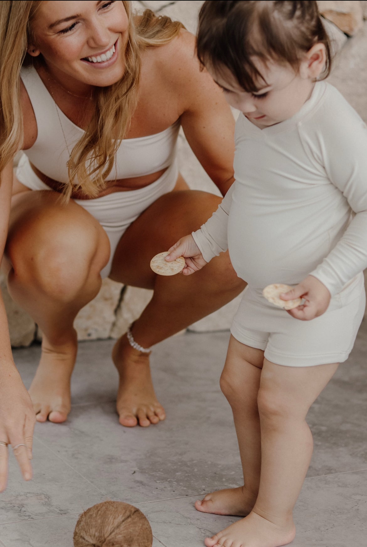 Sun chaser Rashie Top Natural